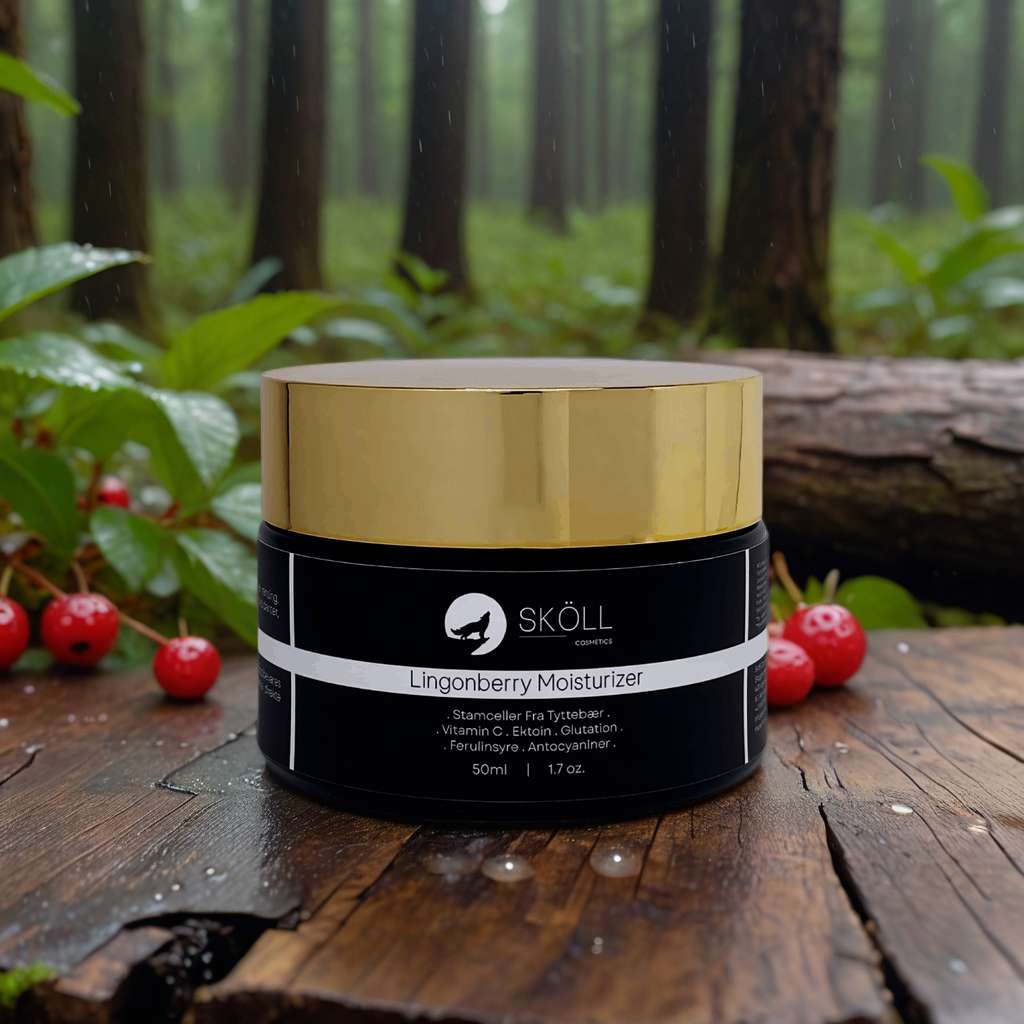 Sköll Cosmetics Lingonberry Moisturizer naturlig fuktighetskrem menn